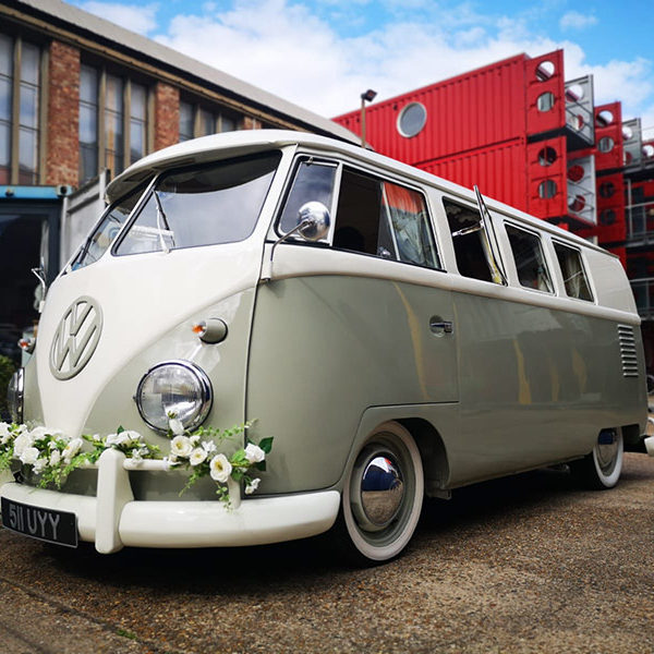 Vintage VW wedding camper in London